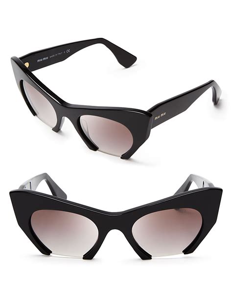 miu cat eye sunglasses.